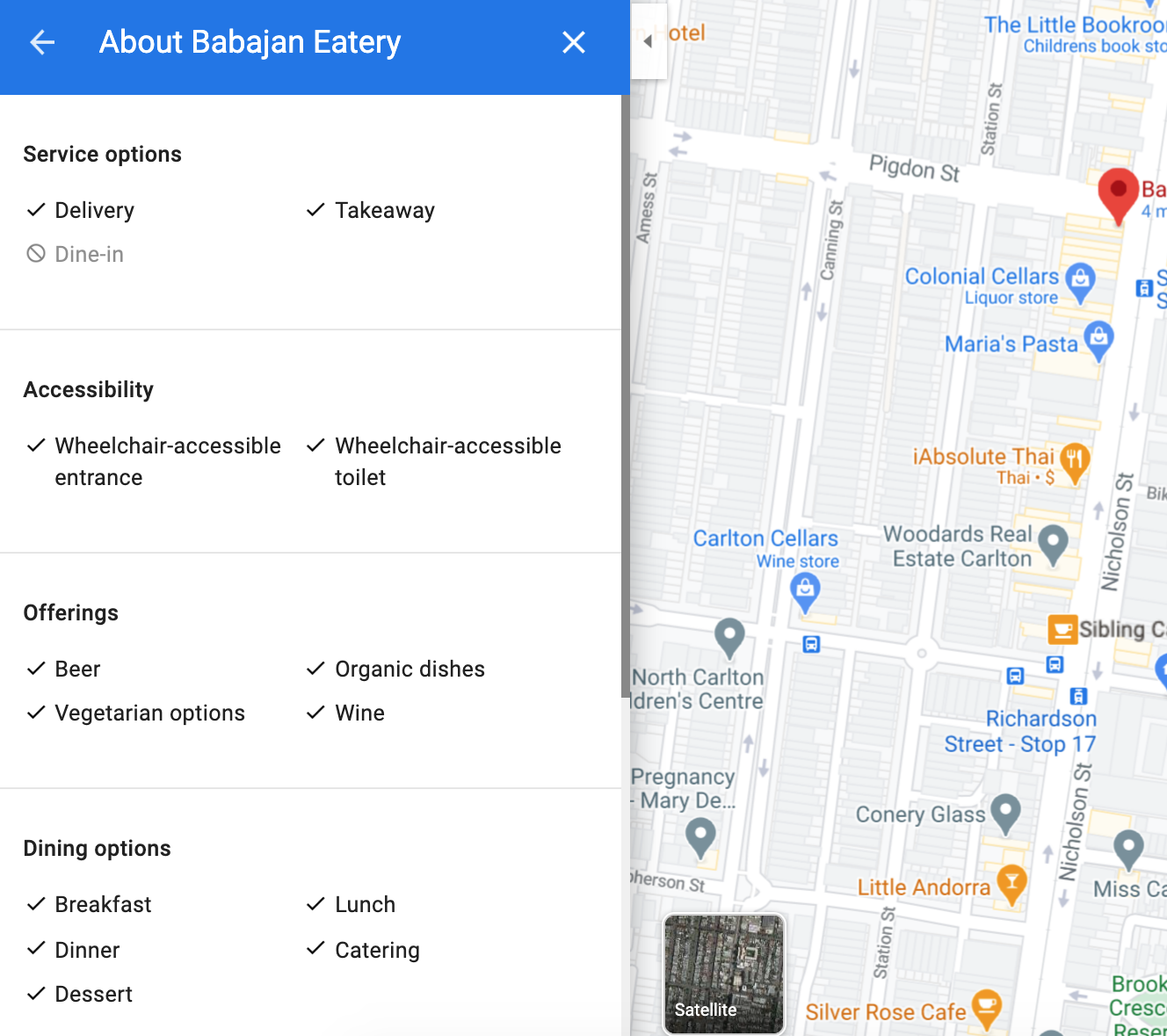 profile attributes Google Local Search | SEO Sydney