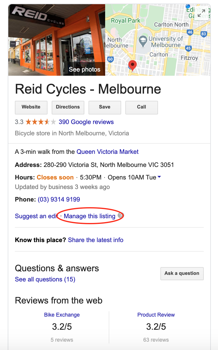 optimising Business Profile for local search | SEO Sydney
