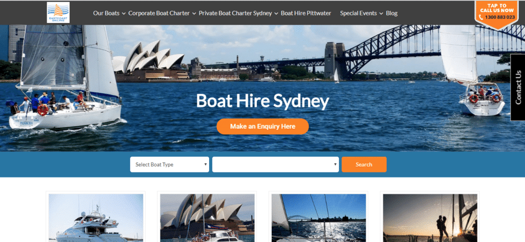 SEO Sydney Case Study East Coast Sailing