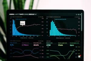 SEO and engagement performance metrics on a laptop | SEO Sydney